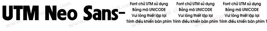 UTM Neo Sans字体转换